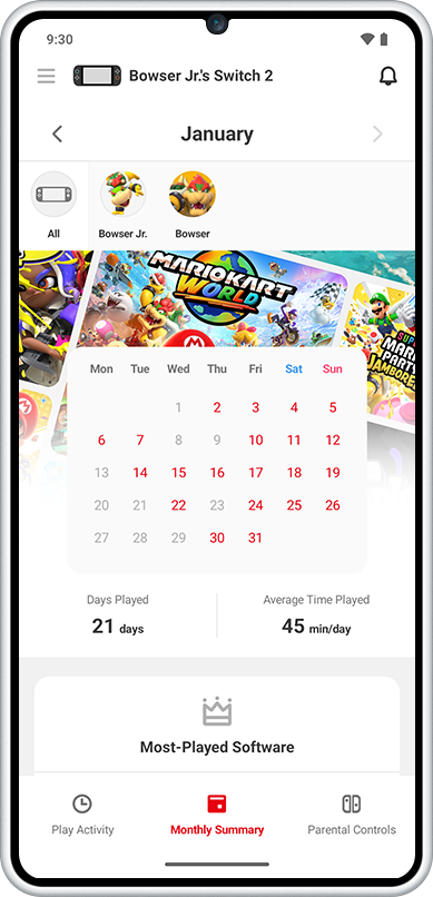 Check what your child is playing.