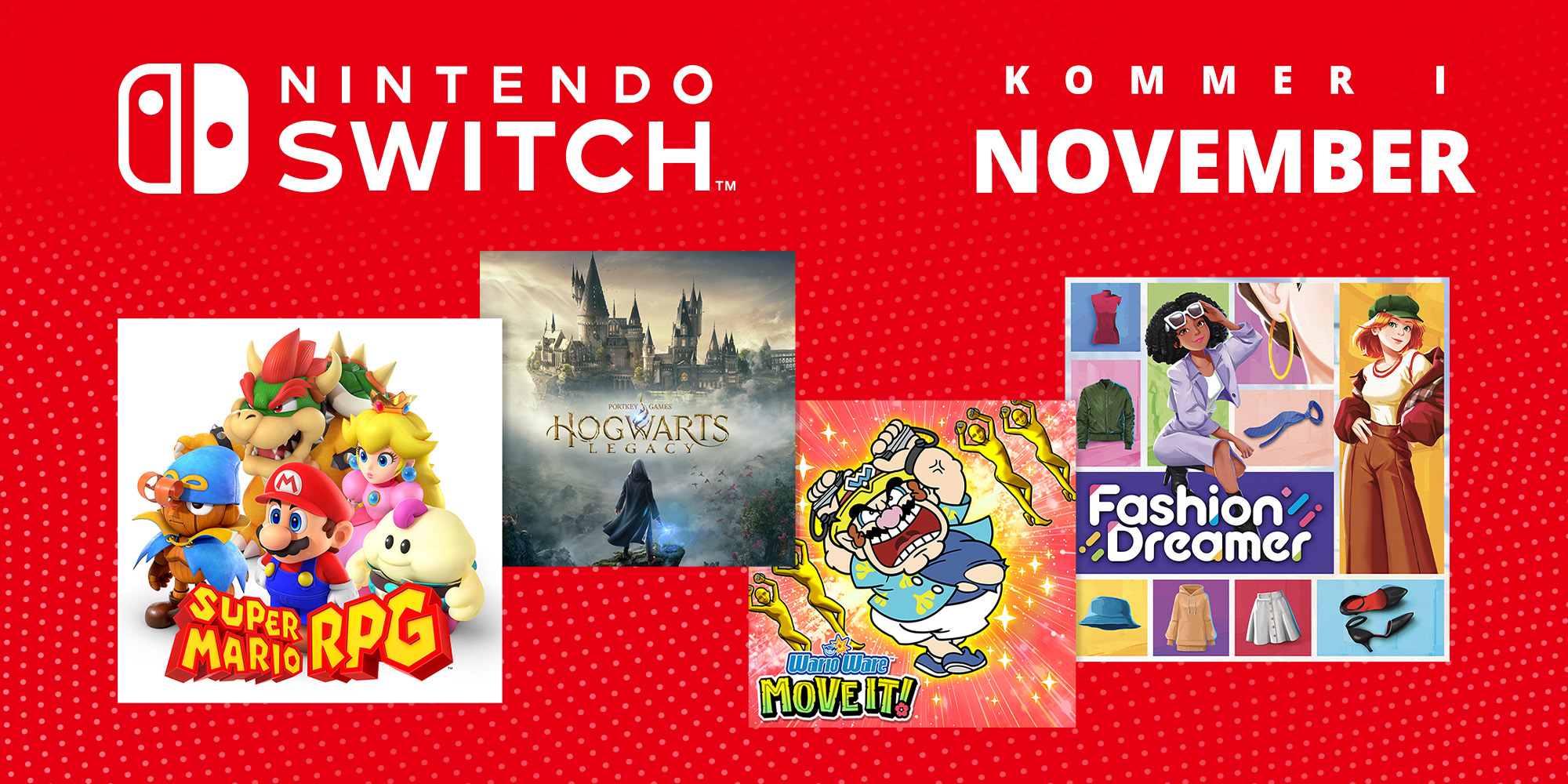 Kommande Nintendo Switch-spel i november