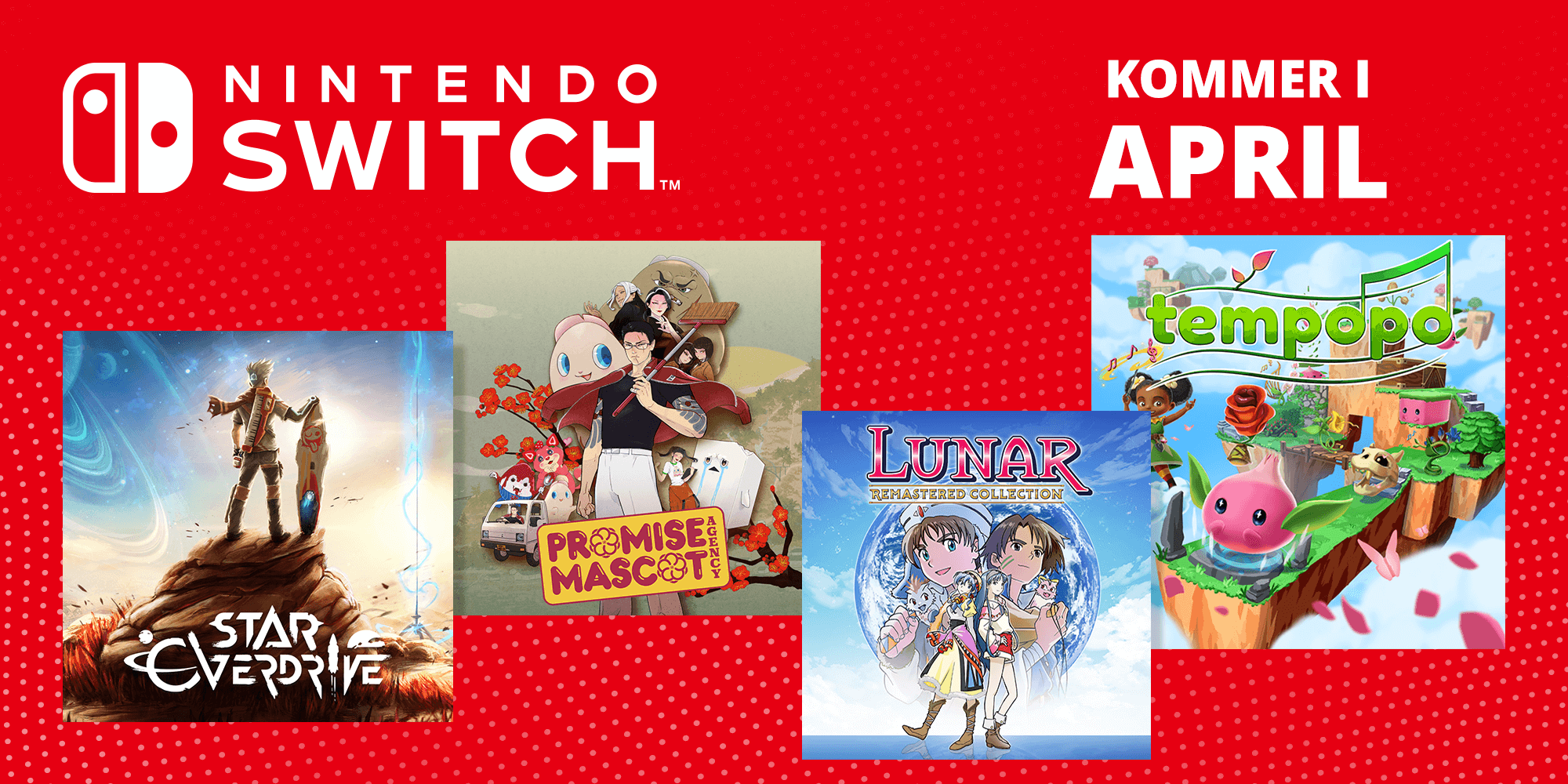 Kommande Nintendo Switch-spel – april 2025