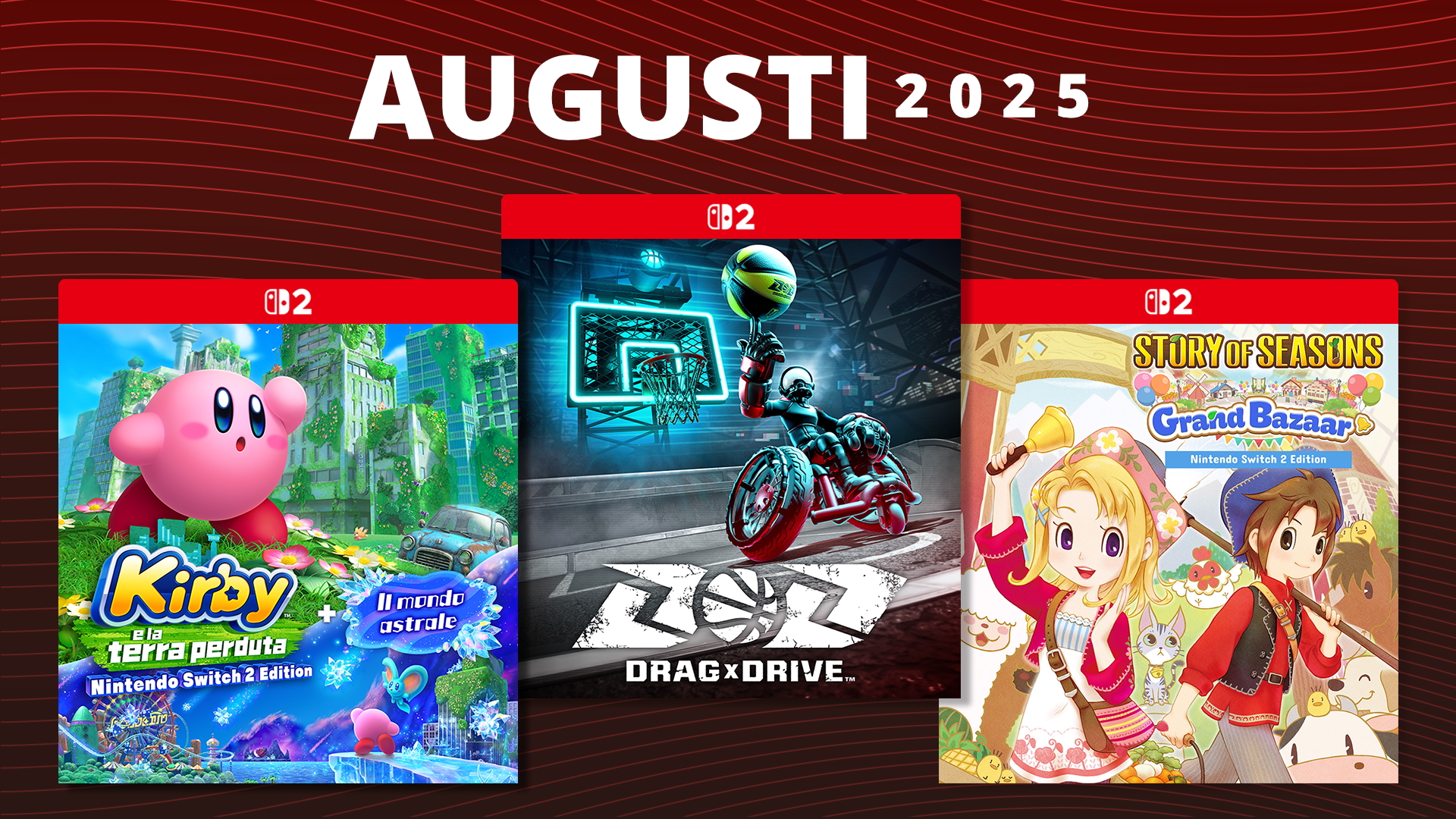 Kommande spel – augusti 2025