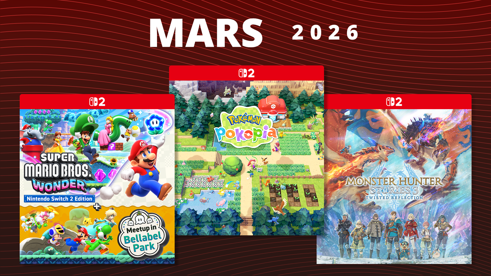 Kommande spel – mars 2026