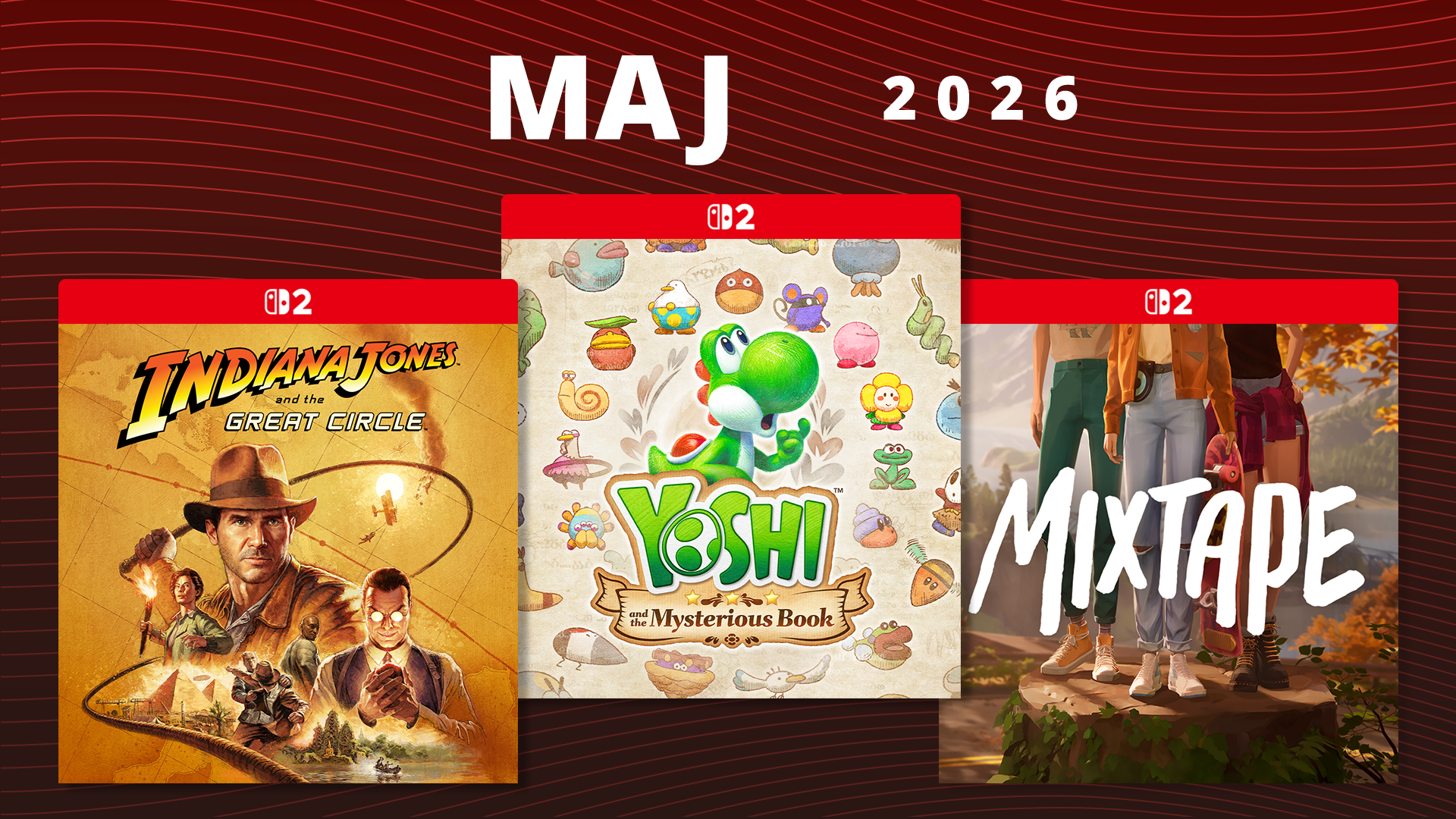 Kommande spel - maj 2026