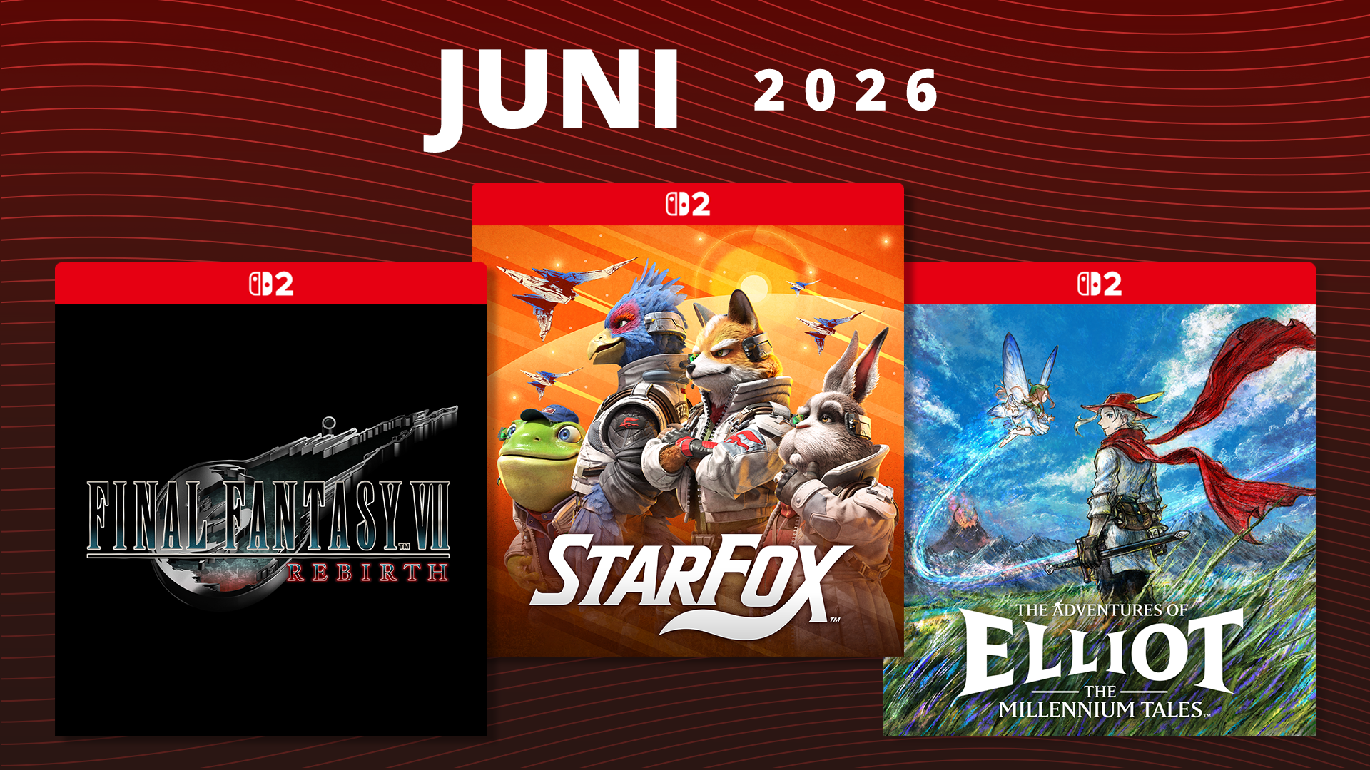 Kommande spel – juni 2026