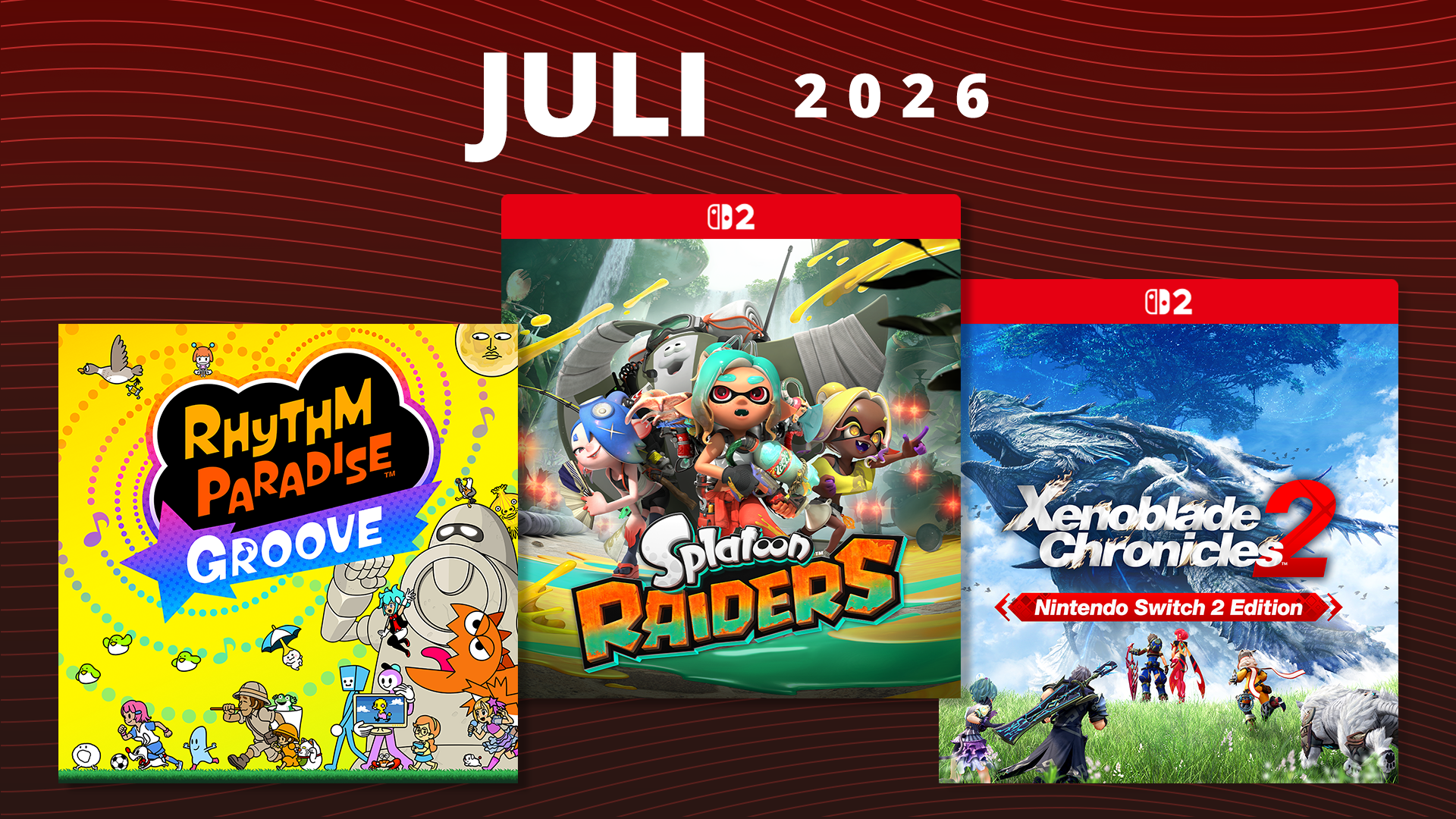 Kommande spel – juli 2026