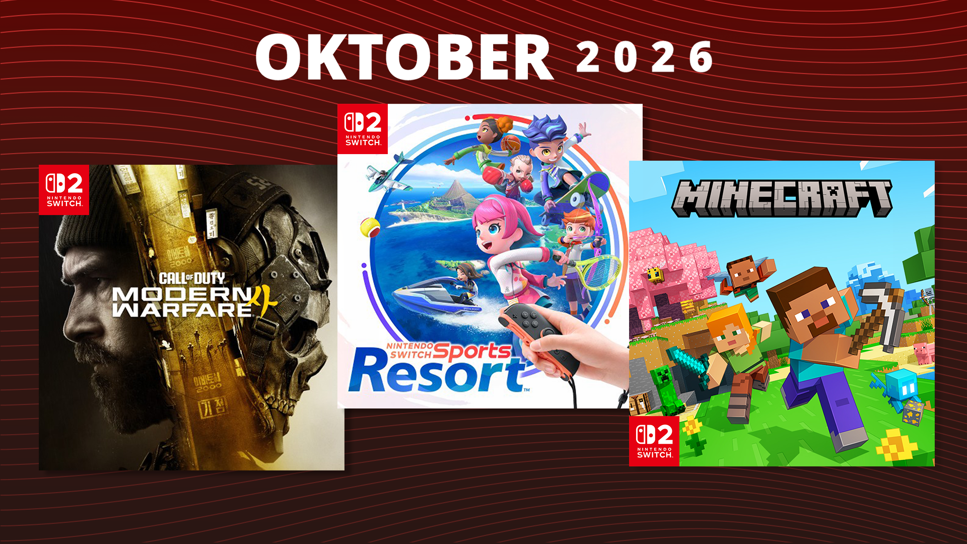 Kommande spel – oktober 2026