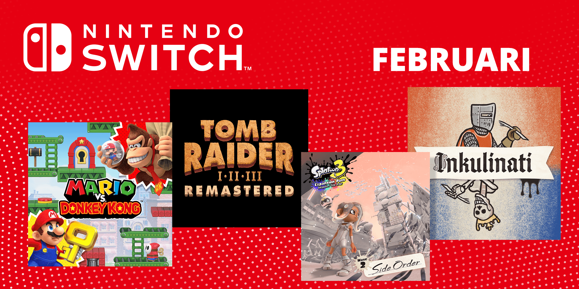 Kommande spel till Nintendo Switch – februari 2024