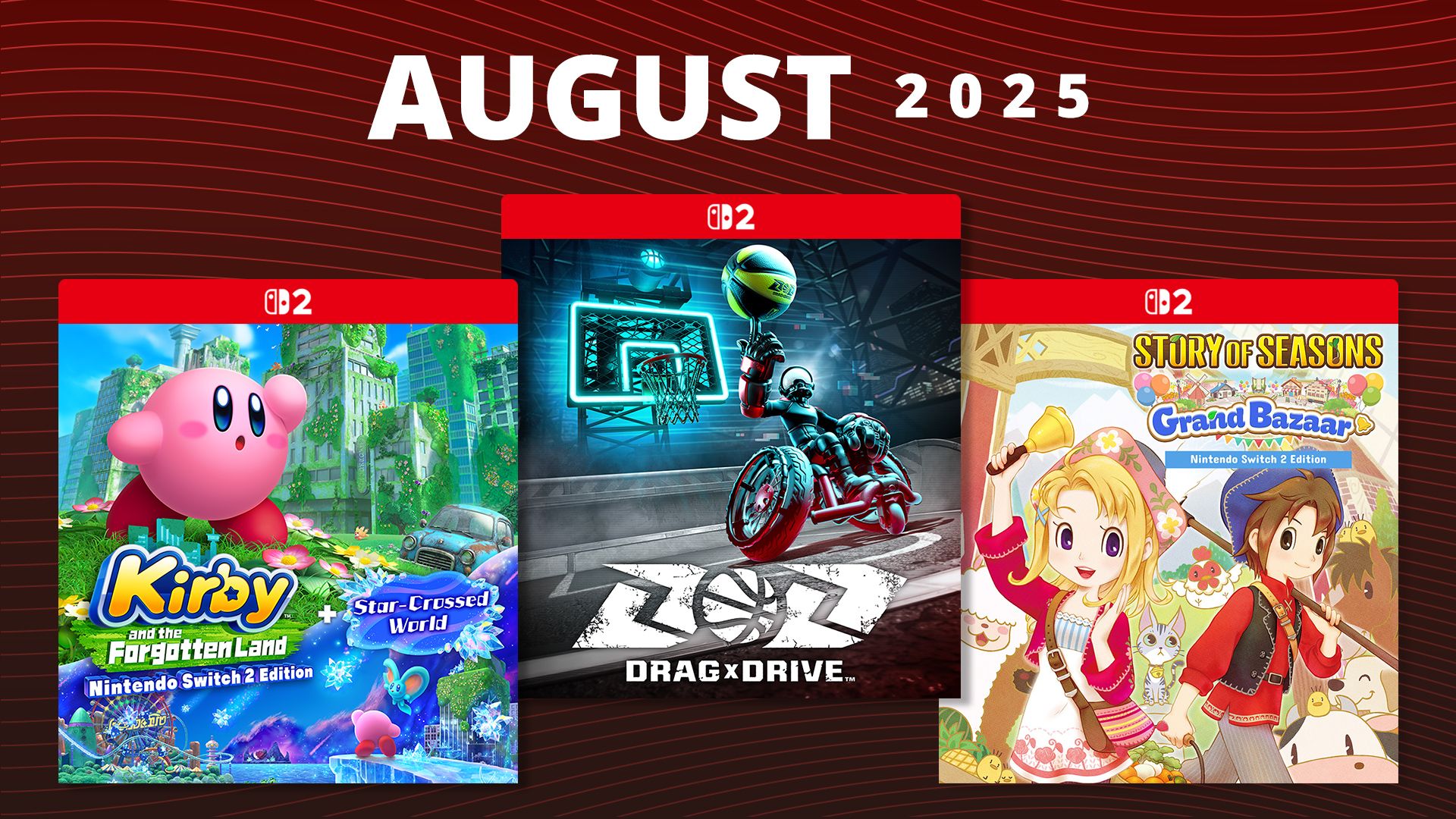 Kommande spel – augusti 2025