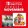 Kommande Nintendo Switch-spel i november