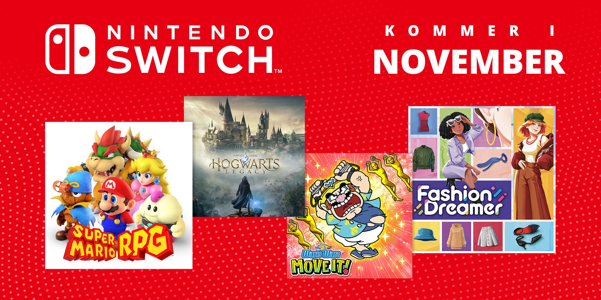 Kommande Nintendo Switch-spel i november