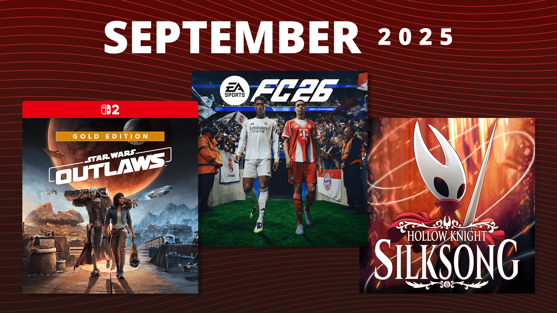 Kommande spel - september 2025