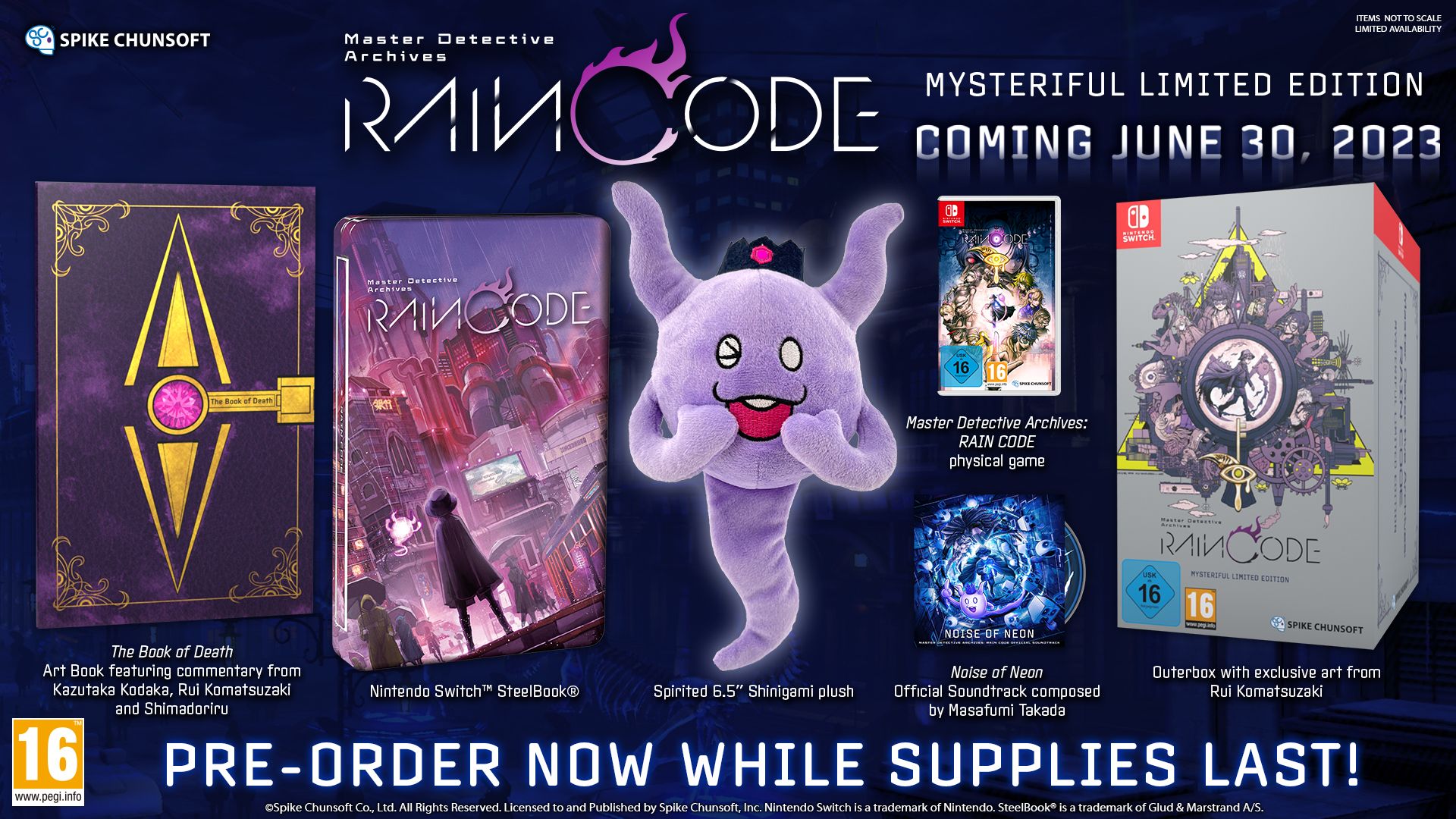Master Detective Archives: RAIN CODE Mysteriful Limited Edition