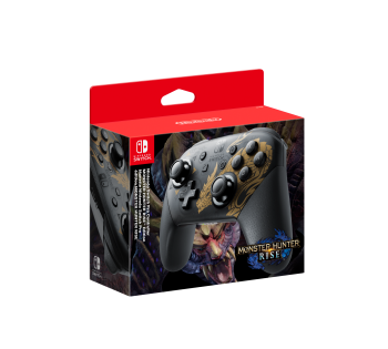 Nintendo Switch Pro Controller - MONSTER HUNTER RISE Edition